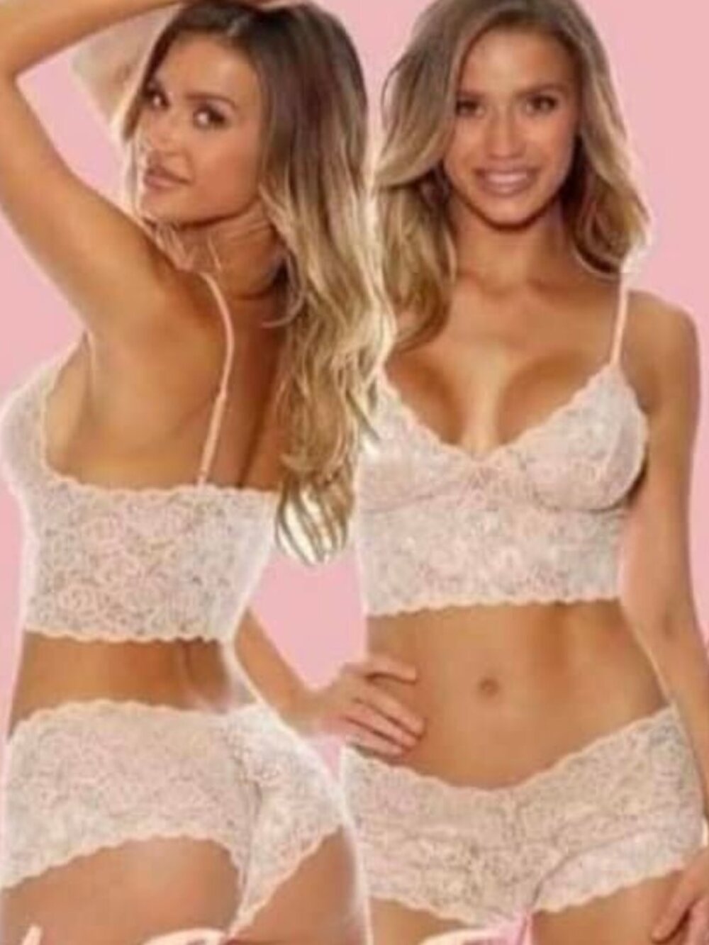 Pure Romance 'Woke Up Like This' Bralette & Boyshort Set